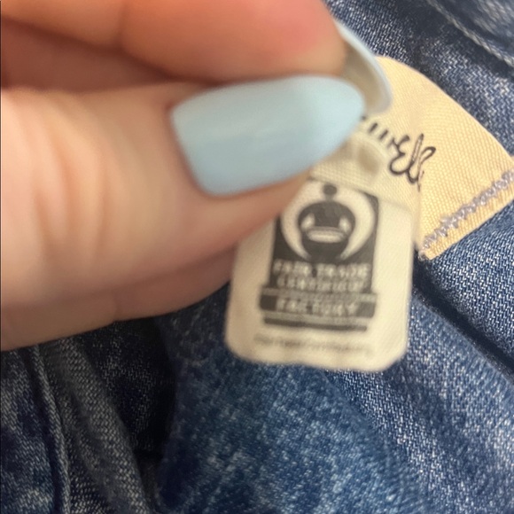 Madewell Blue Casual Button Down Shirt - Picture 7 of 8